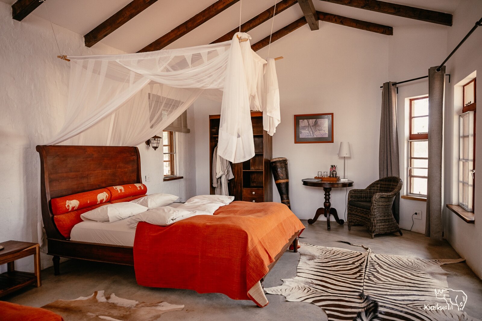 Kuzikus Gästefarm Namibia, Lodgezimmer Namibia