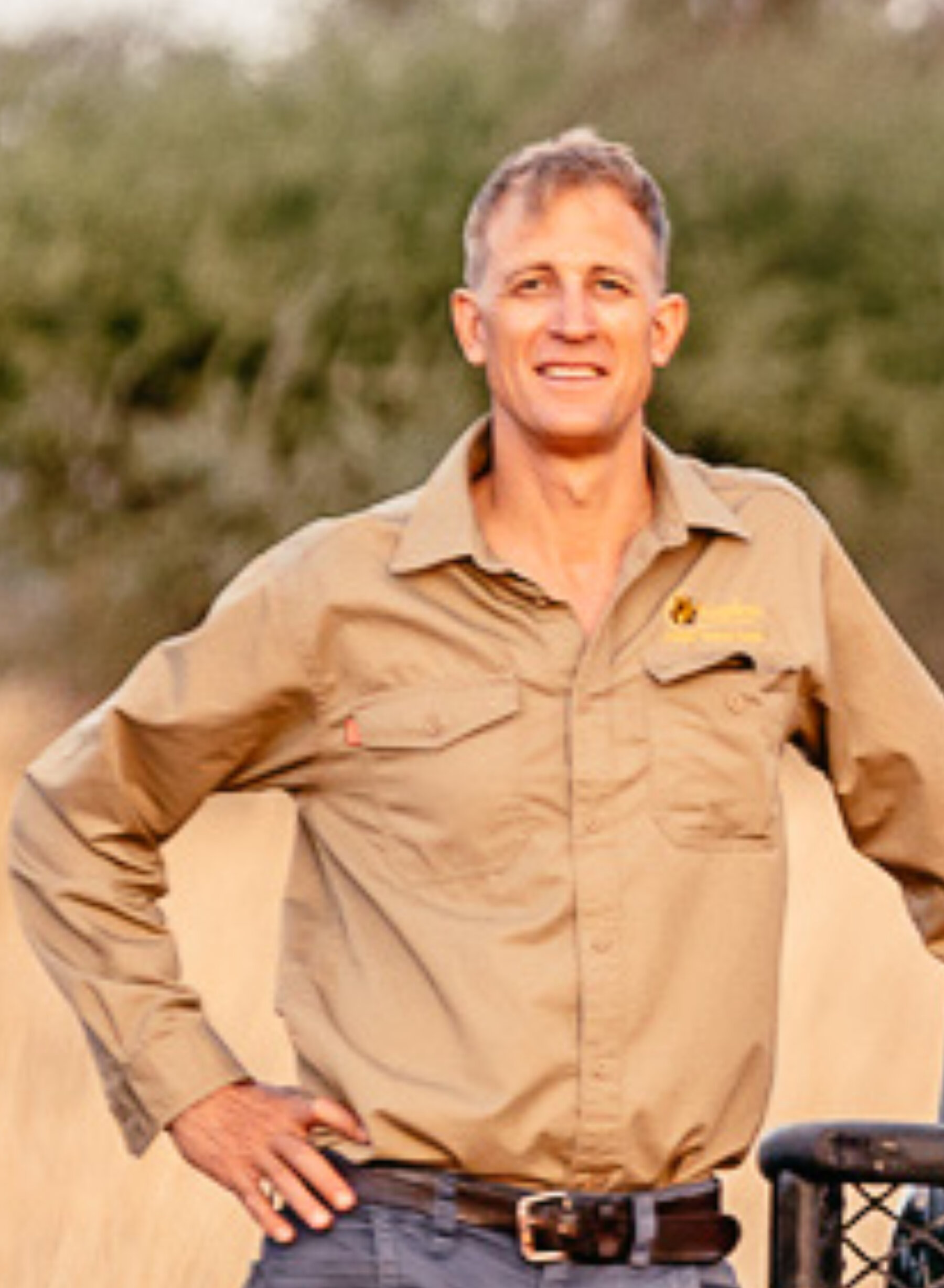 Dr. Friedrich Reinhard Inhaber Kuzikus Wildlife Reserve Namibia